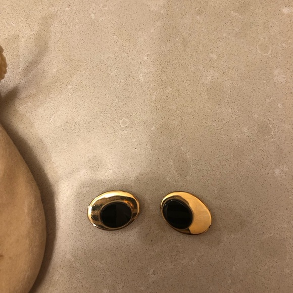 Ross-Simons Gold 1/20  and Black Oval Cufflinks - Picture 8 of 16